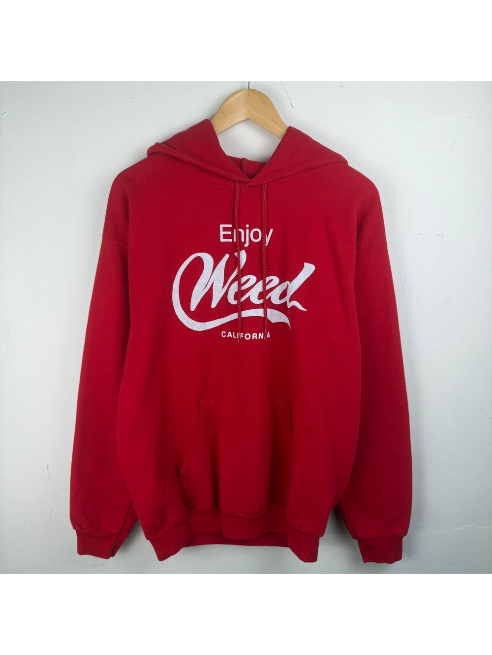 Vintage Enjoy Weed California Coke Hoodie Men's Medium